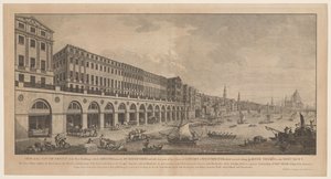 Adelphi von der Themse in London