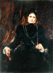 Porträt von Mme M.S. Derviz von Benjamin  Constant