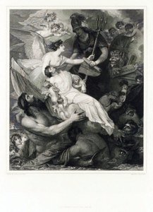 Die Apotheose von Horatio Nelson (1758-1805) von Benjamin (after) West