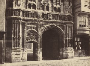 Christchurch Gateway, Canterbury, 1854, gedruckt 1857