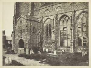 Südseite der Kirche von Cromer, ca. 1850er Jahre