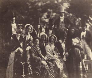 Hochzeitsgruppe, ca. 1852 oder 1853
