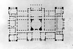 Grundriss des Hauptgeschosses