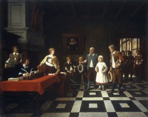 Beim Steuereintreiber, 1889