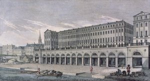 Die Gebäude namens Adelphi, London, 1771