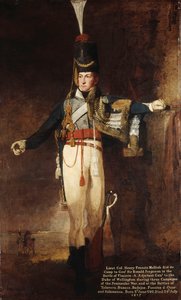 Porträt von Captain, später Lieutenant Colonel, Henry Francis Mellish von Benjamin Marshall