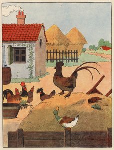 Illustration für Chantecler von Benjamin Rabier von Benjamin Rabier