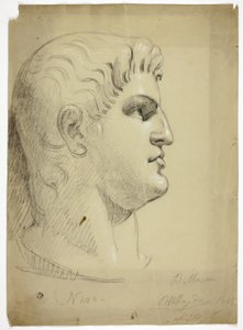 Kopf von Nero im British Museum von Benjamin Robert Haydon