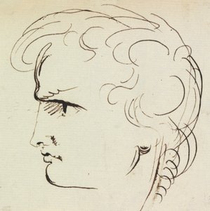 Porträtstudie eines jungen Mannes von Benjamin Robert Haydon