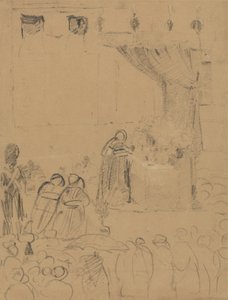 Studie einer religiösen Zeremonie von Benjamin Robert Haydon