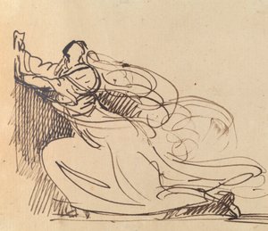 Studie einer Frau, die auf Knien fleht von Benjamin Robert Haydon