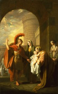 Hektor nimmt Abschied von Andromache