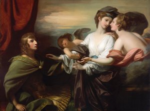 Helena wird nach Paris gebracht von Benjamin West