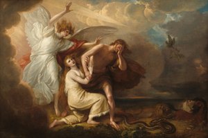 Die Vertreibung von Adam und Eva aus dem Paradies, 1791