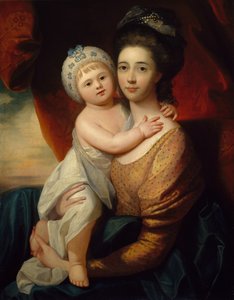 Lady Sondes mit ihrem kleinen Sohn, ca. 1793-94