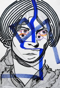 Surportrait : Charlotte Brontë, 2019 von Benoit Erwann Boucherot