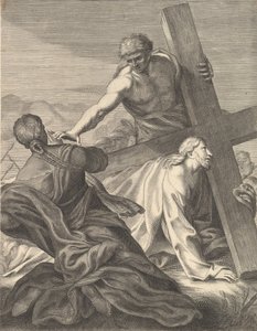 Christus trägt das Kreuz, 1680-1719 von Benoit Thiboust