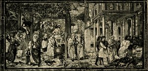 Weinlese und Trunkenheit Noahs