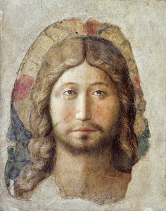 Der Erlöser, von Benozzo Gozzoli, Fresko von Benozzo di Lese di Sandro Gozzoli
