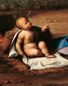 Jesuskind (Detail) von Benvenuto Tisi da Garofalo