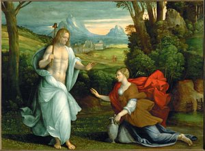 Noli me tangere, Christus erscheint Maria von Magdala