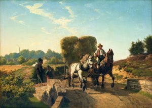 Berend Goos, Heimkehr von der Heuernte