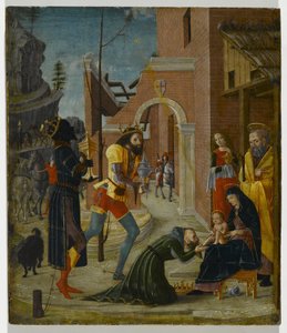 Die Anbetung der Könige, ca. 1485-95 von Bernadino Jacobi Butinone