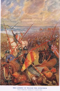 Die Landung von Wilhelm dem Eroberer