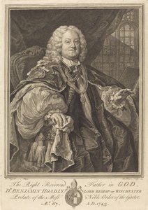 Bischof Hoadly, 1743