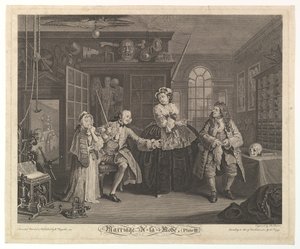 Marriage A-la-Mode, Platte III, April 1745