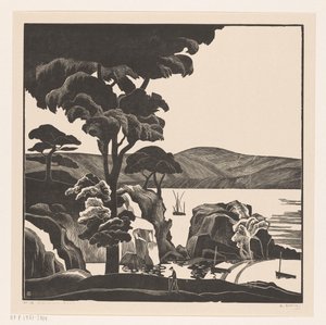 Bretonische Bucht von Bernard Essers (signed by artist)