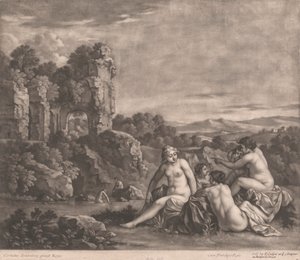 Nymphen beim Baden