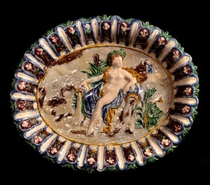 Allegorie des Wassers. Keramik von Bernard Palissy