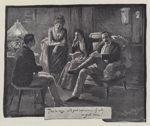 Die seltsamen Abenteuer eines Hausboots, von William Black von Bernard Partridge