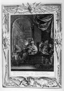 Lycaon verwandelt sich in einen Wolf, 1733