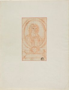 Medallion-Porträt eines Geistlichen von Bernard Picart