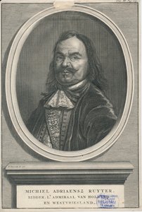 Michiel de Ruyter 1607-1676 Erfgoedcentrum Rozet 300 191 d 2 A-51 von Bernard Picart