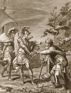 Phineus wird von den Harpyien durch Kalais und Zetes befreit, 1731
