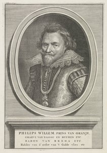 Porträt von Filips Willem, Prinz von Oranien