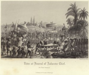 Riten bei der Beerdigung des Ashantee-Häuptlings von Bernard Picart