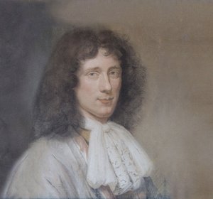 Porträt von Christiaan Huygens 1629-1695, 1686 von Bernard Vaillant