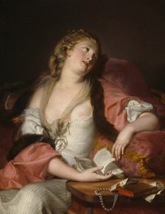 Dame liest die Briefe von Heloise und Abelard, ca. 1780 von Bernard d