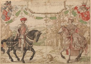 Graf Jan Johann IV. von Nassau und seine Frau Maria, Gräfin von Loon und Heinsberg, um 1530