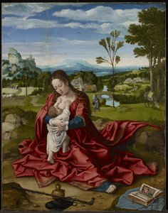Ruhe auf der Flucht nach Ägypten, ca. 1518 von Bernard van Orley