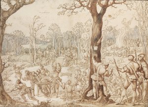 Aufteilung des Wildes, 1525-1535 von Bernard van Orley