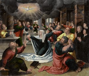 Pfingsten von Bernard van Orley