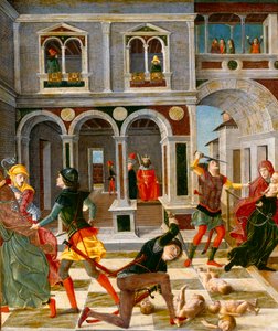Das Massaker der Unschuldigen von Bernardino Butinone