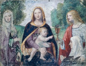Madonna mit Kind und Heiligen