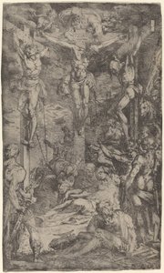 Die Kreuzigung von Bernardino Poccetti