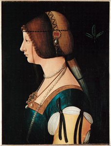 Bianca Maria Sforza, zweite Frau von Kaiser Maximilian I. von Bernardino de